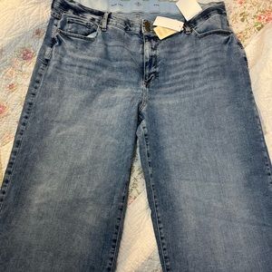 St. John’s Bay wide leg jeans. Size 20w